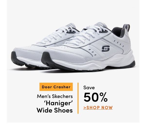 Door Crasher Men's Skechers 'Haniger' Wide Shoes Save 50%
