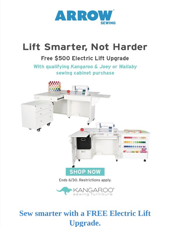 Upgrade Your Sewing Space and Save $500 ✨