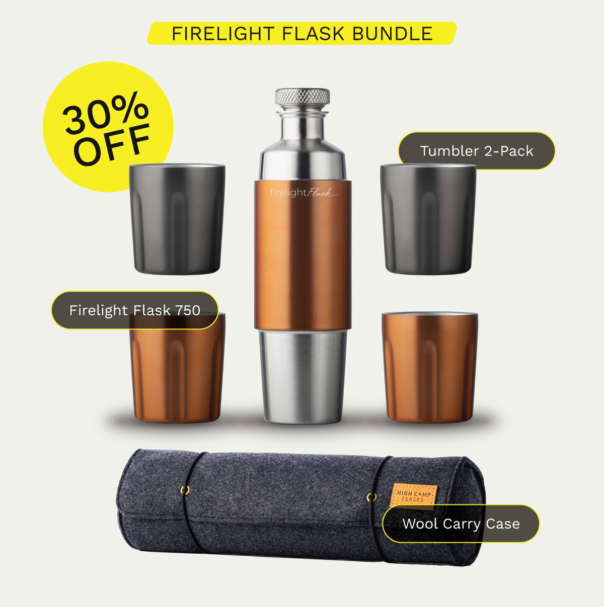 Firelight Flask Bundle - 30% Off
