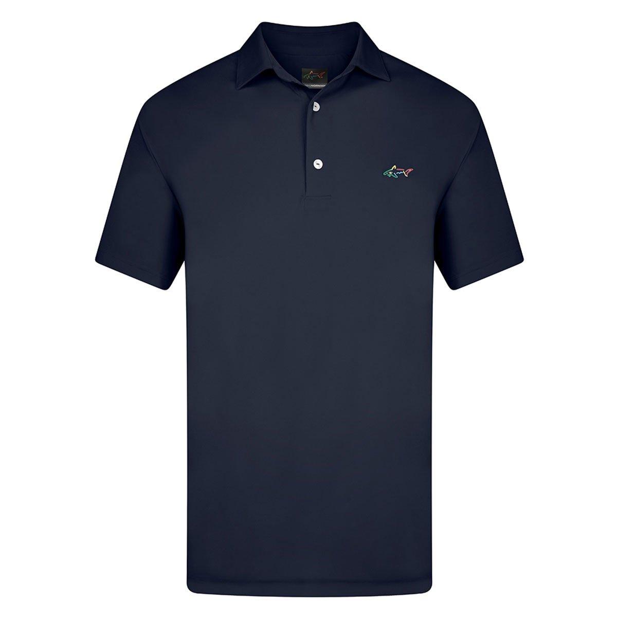 Greg Norman Men's Shark Logo Golf Polo Shirt