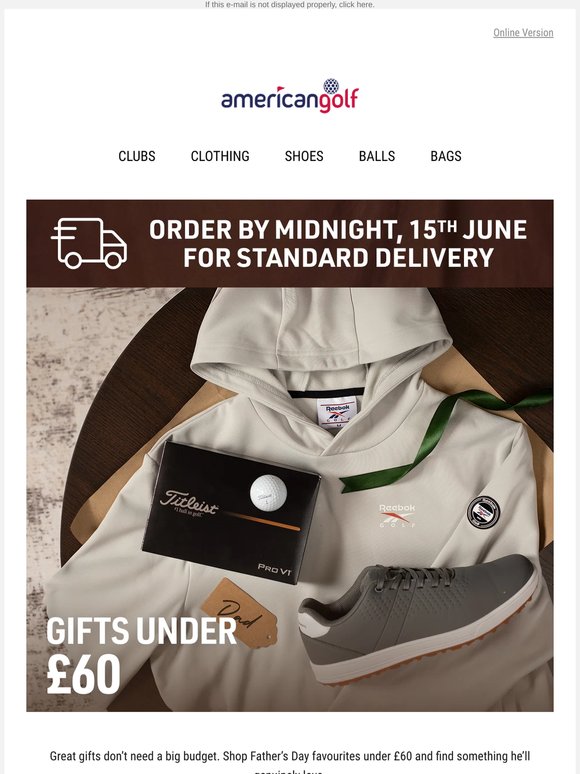 Par-fect Father’s Day gifts under £60