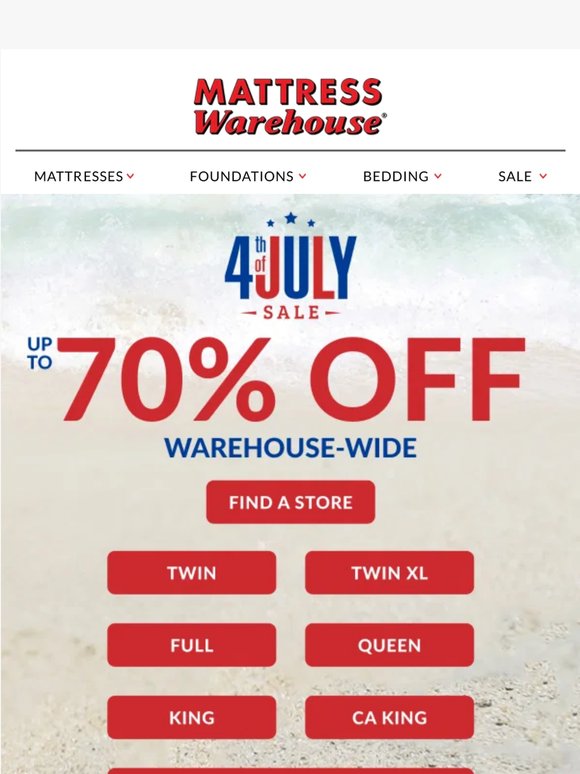 Find Your Size: Up to 70% OFF Warehouse-Wide