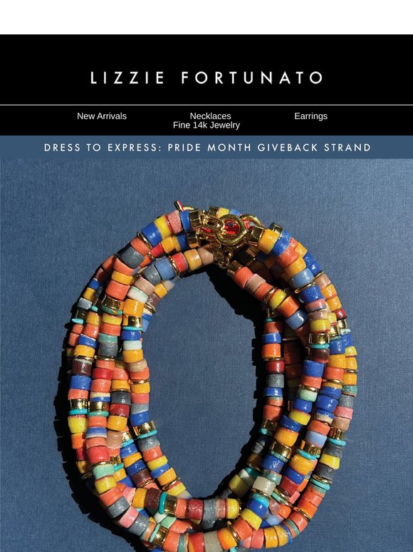 Pride Month Giveback Strand: Meet the Lido Necklace in Primary