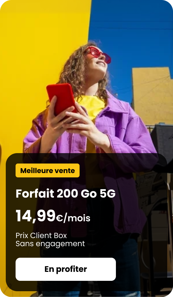 Forfait 200 Go 5G SFR