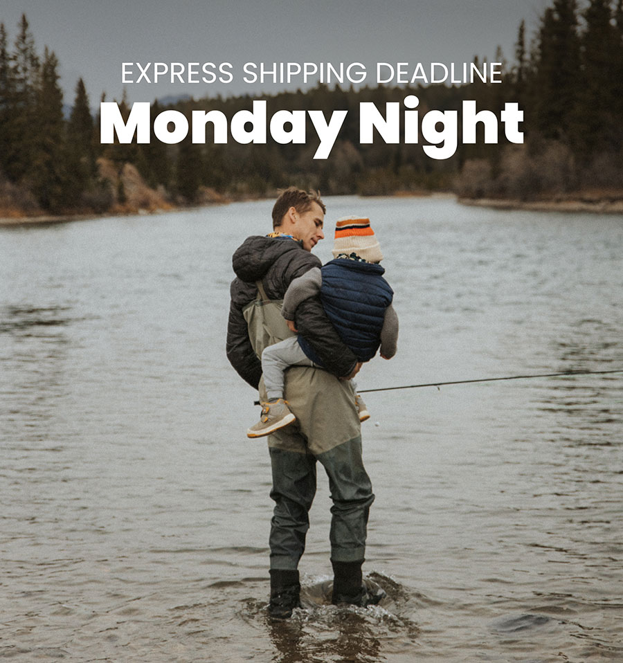 Express shipping deadline: Monday night