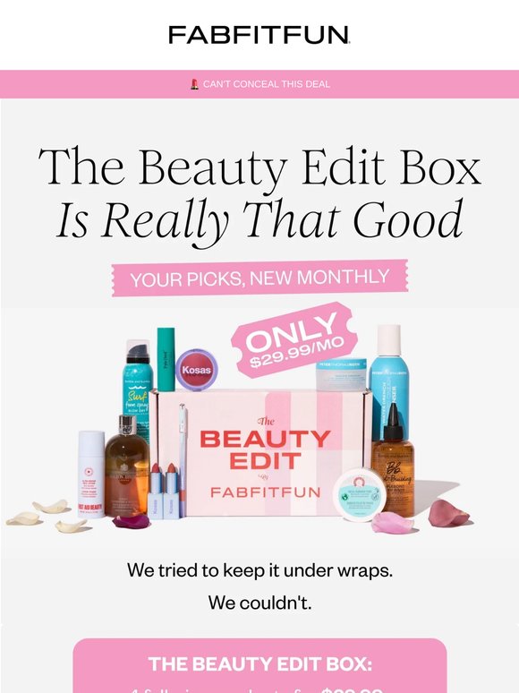 💄 Can't Conceal It: The Beauty Edit Box Is That Good.