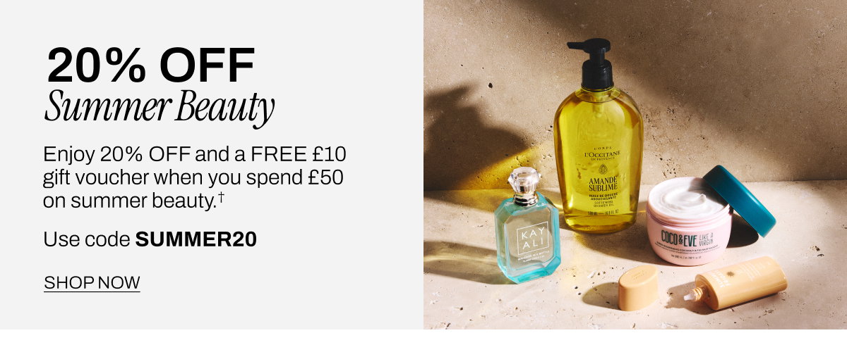 20% OFF Summer Beauty