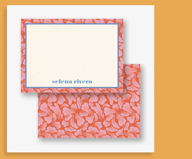 Gingko Flourish Stationery