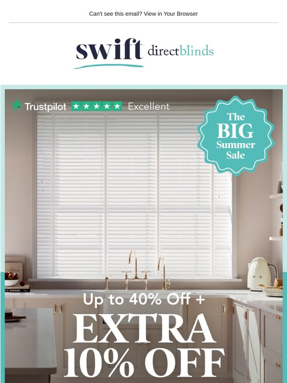 Summer Sale + Extra 10% OFF