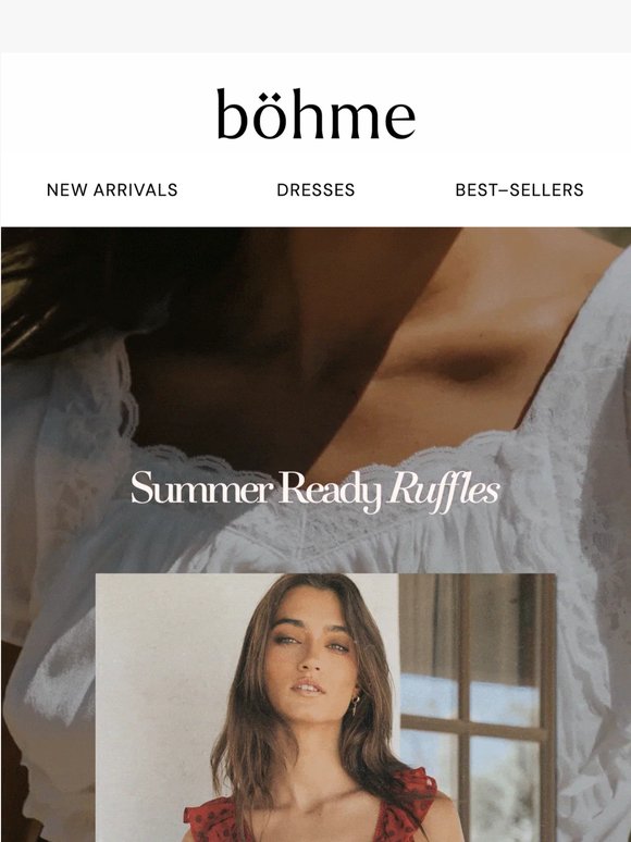 Summer's Sweetest Detail: Ruffles
