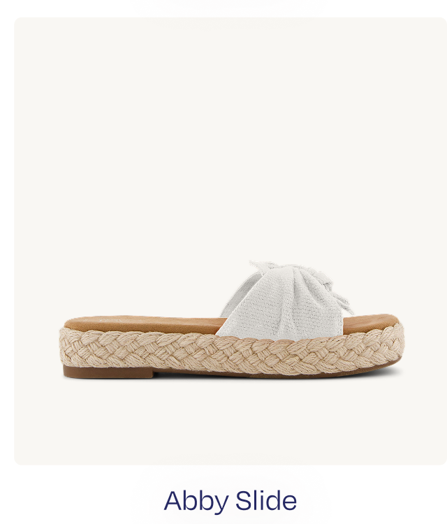Abby Slide Flatform Espadrille Sandal