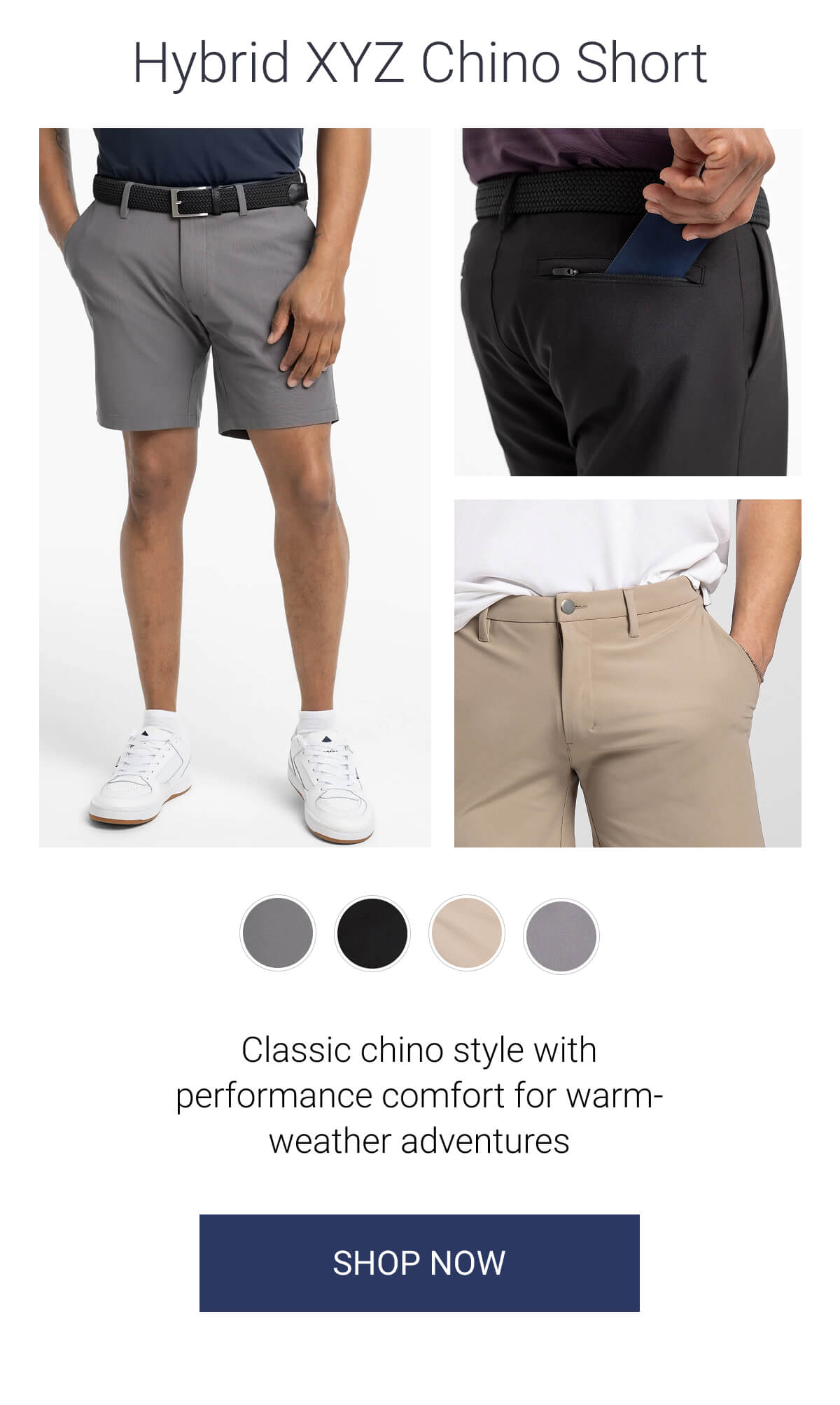 Hybrid XYZ Chino Short