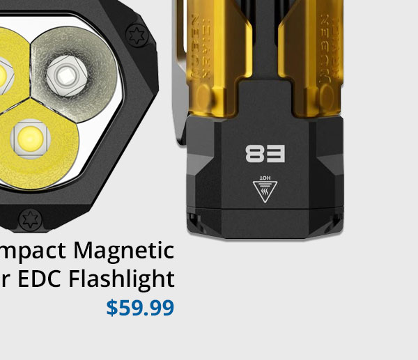 Wuben E8 Compact Magnetic Modular EDC Flashlight