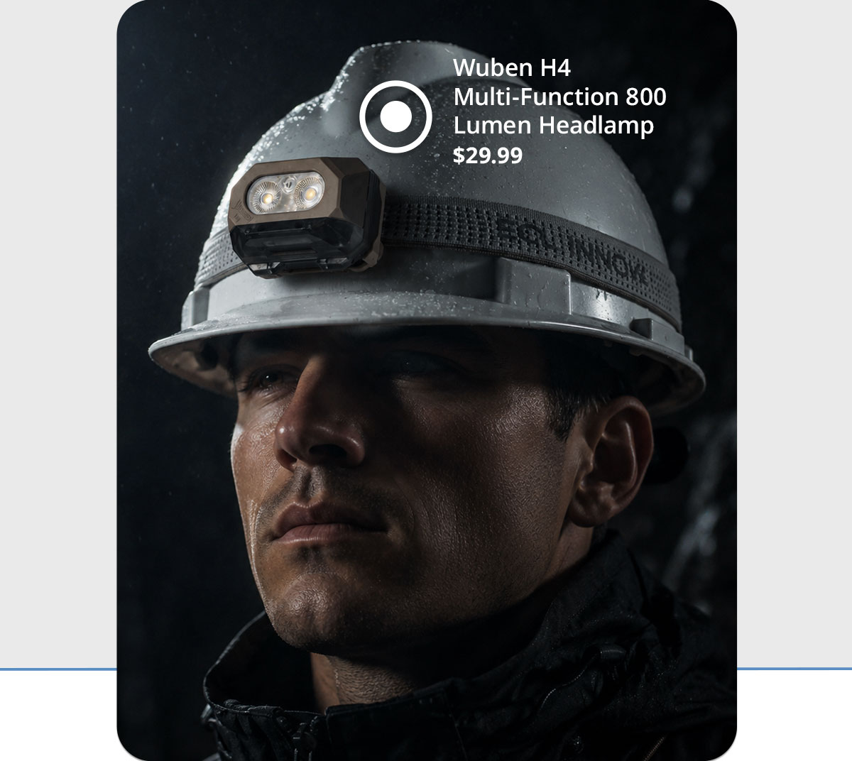 Wuben H4 Multi-Function 800 Lumen Headlamp