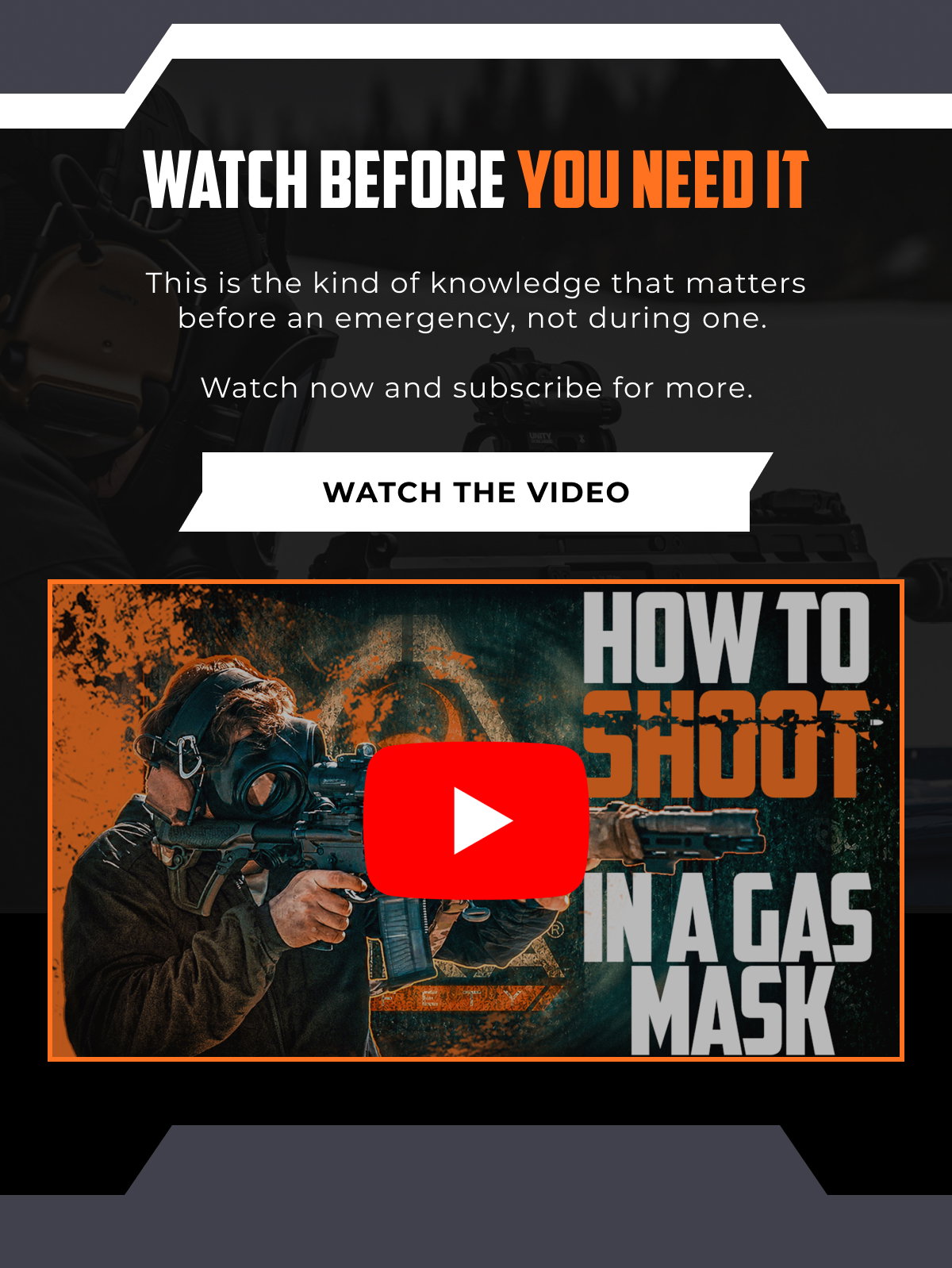 Watch Before You Need It