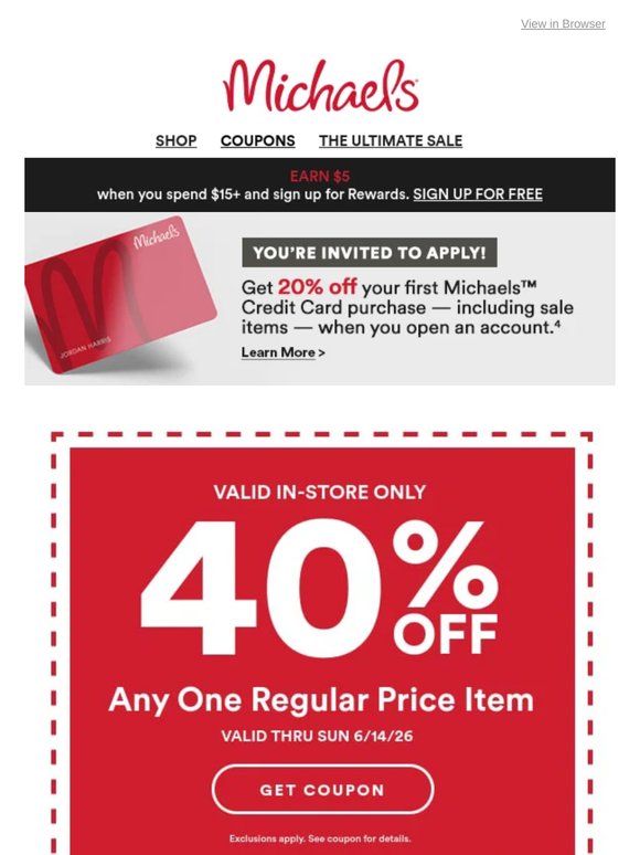 🤯 40% off coupon + 70% off summer decor + THOUSANDS of items on sale = BEST. WEEKEND. EVER.