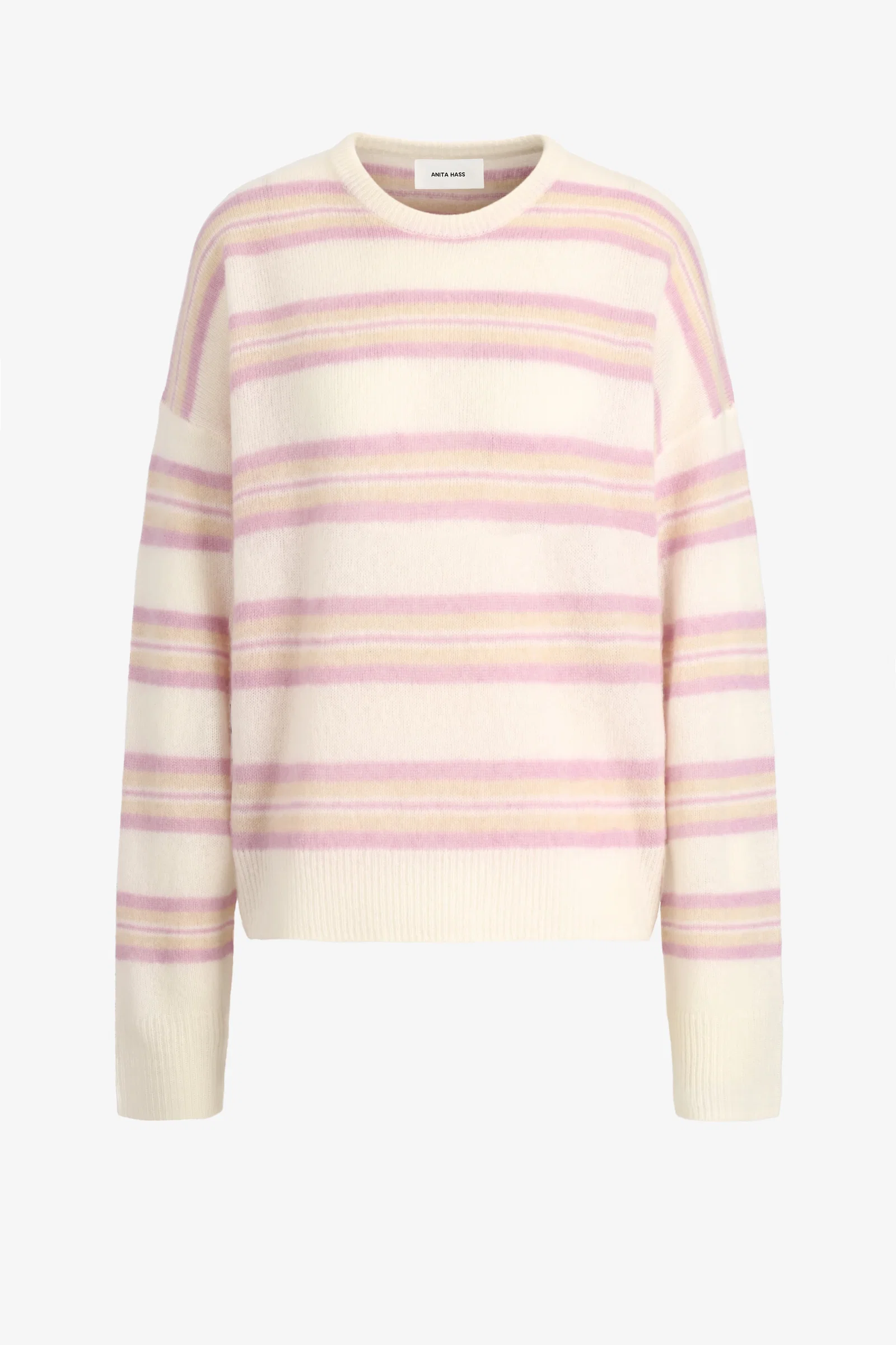 Image of Pullover The Softest in Ivory/Rosa