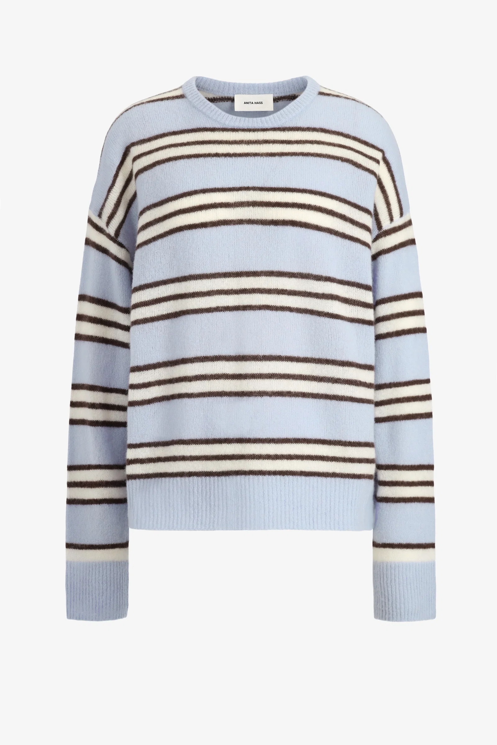 Image of Pullover The Softest in Blau/Braun