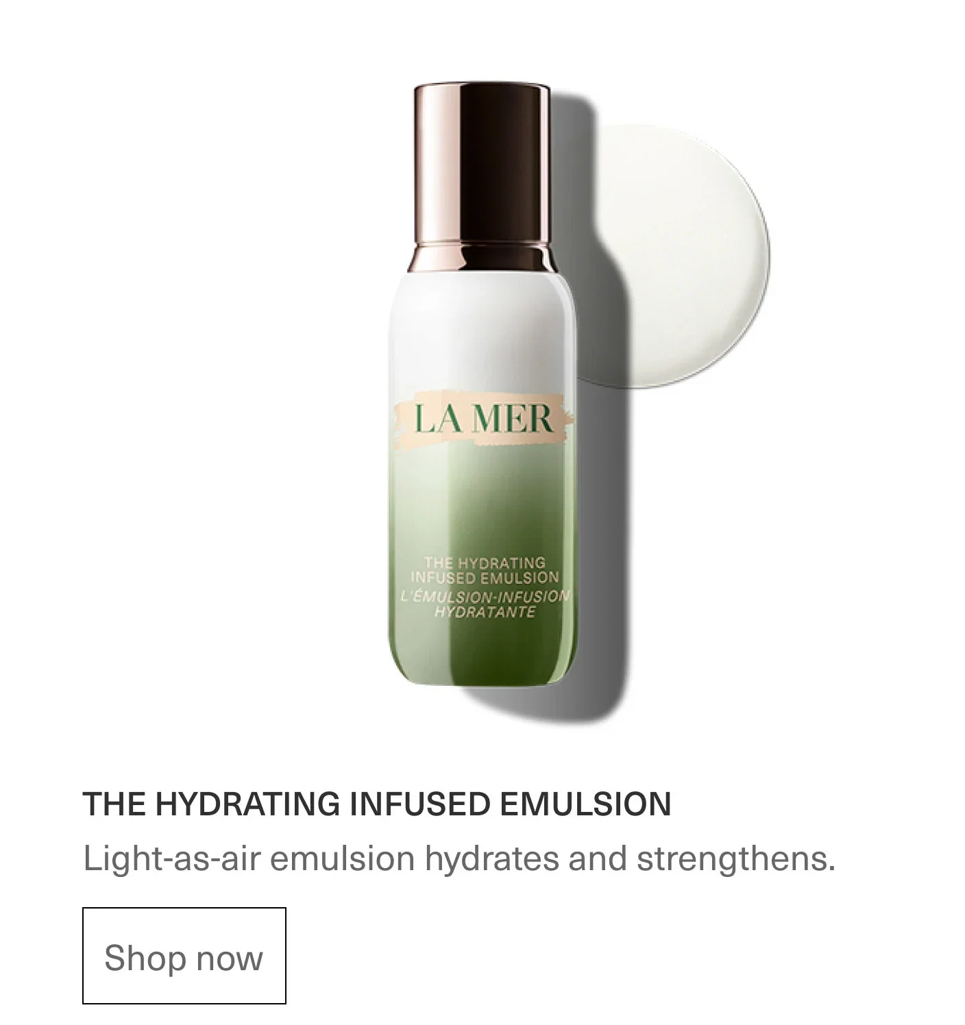 LA MER | THE HYDRATING INFUSED EMULSION L'ÉMULSION-INFUSION HYDRATANTE | THE HYDRATING INFUSED EMULSION | Shop now