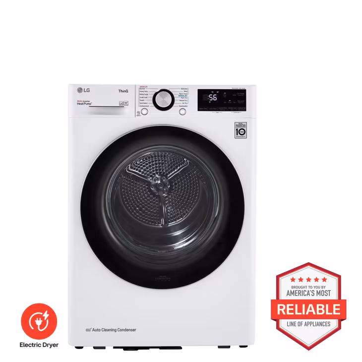Image of LG Smart Wi-Fi Enabled Compact Front Load Dryer