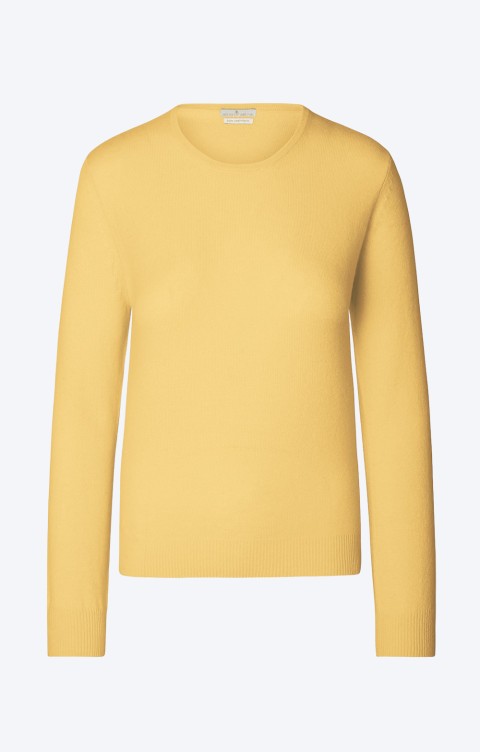 Ladies 2-Ply Cashmere Crew Neck Jumper