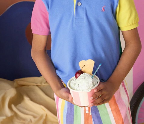 Boys Joules Woody Half-Patch Polo
