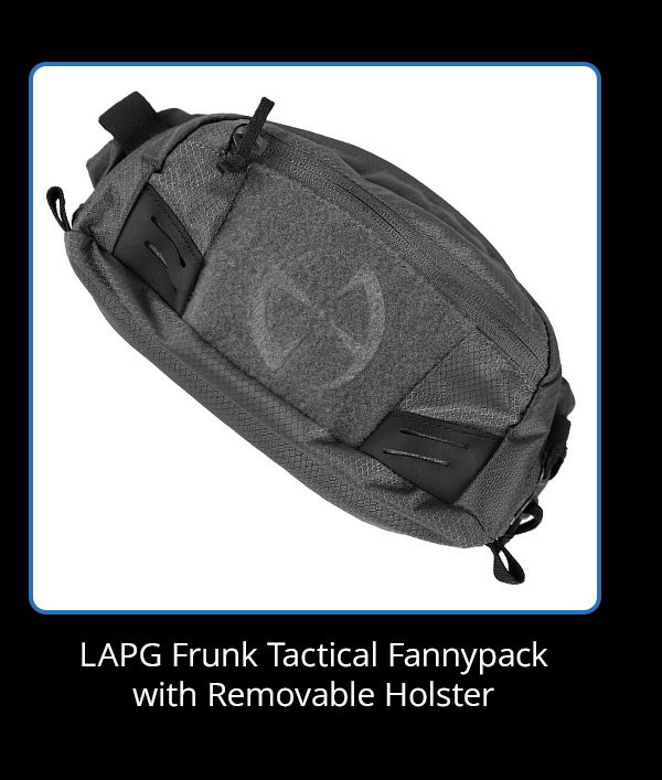 LAPG Frunk Tactical Fannypack with Removable Holster
