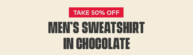 Men's Sweatshirt in Chocolate