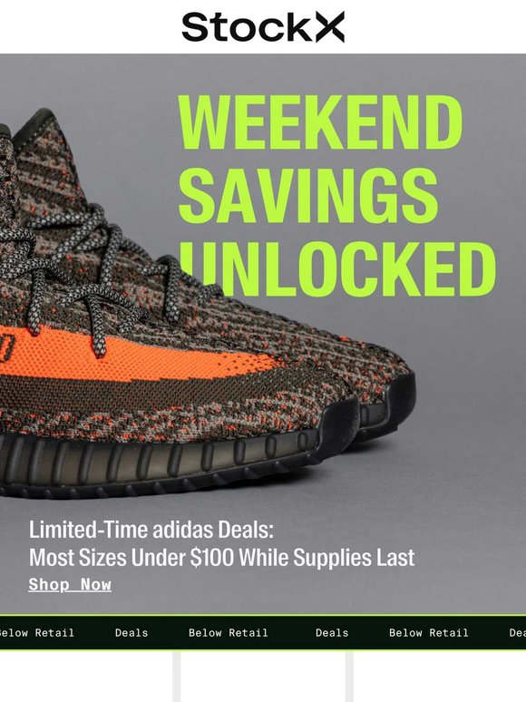 Savings Unlocked 🔓👟