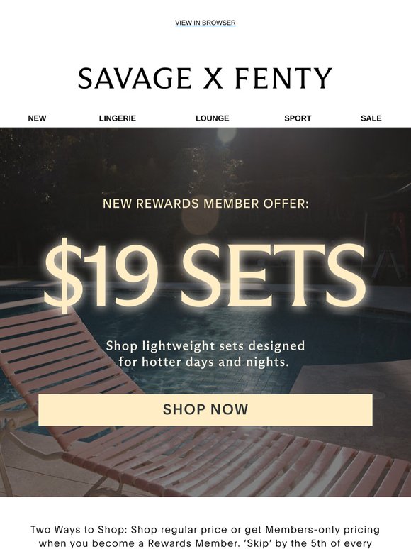 $19 Sets? Say Less.