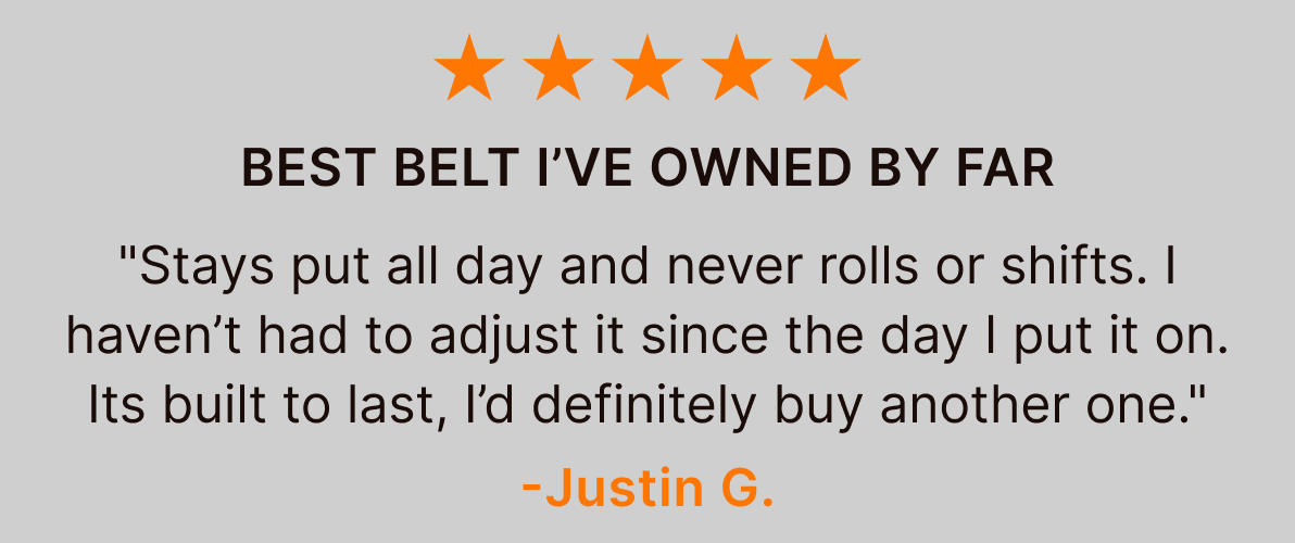 GIF of different ultra belt reviews.