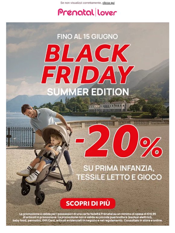 ⏰ Black Friday Summer Edition: il -20% termina a breve