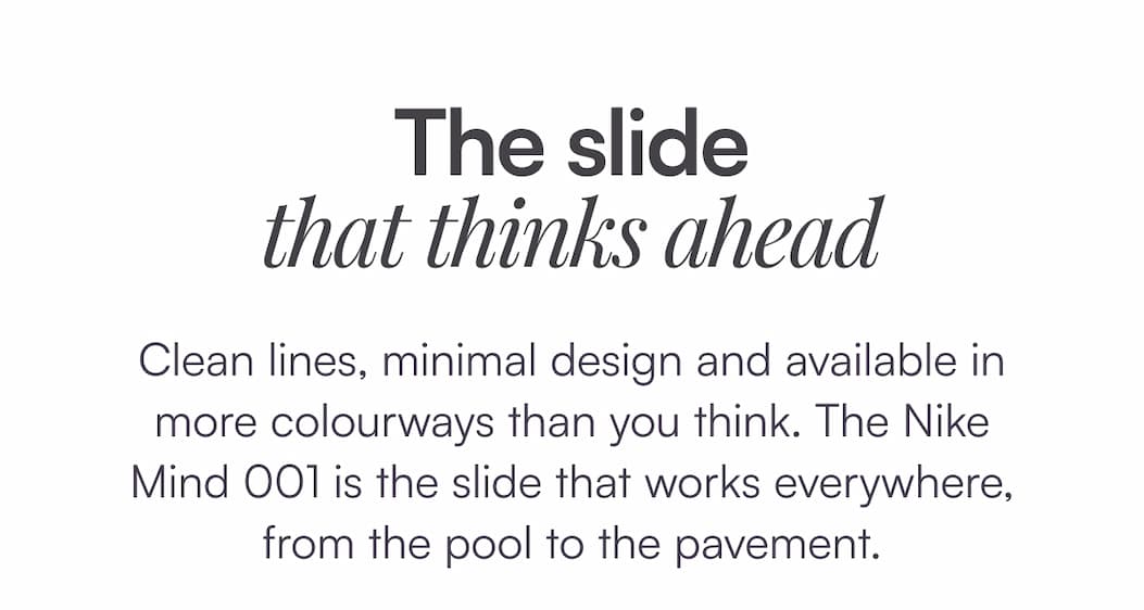 The slide that thinks ahead