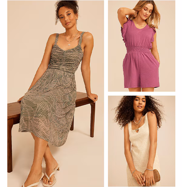 Models wearing maurices clothing.