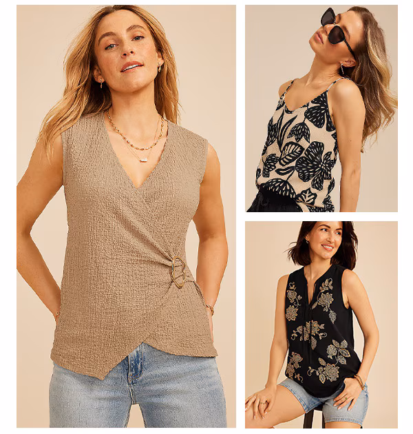 Models wearing maurices clothing.
