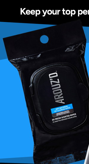 Antibacterial Toy Cleaning Wipes - Arouz'd