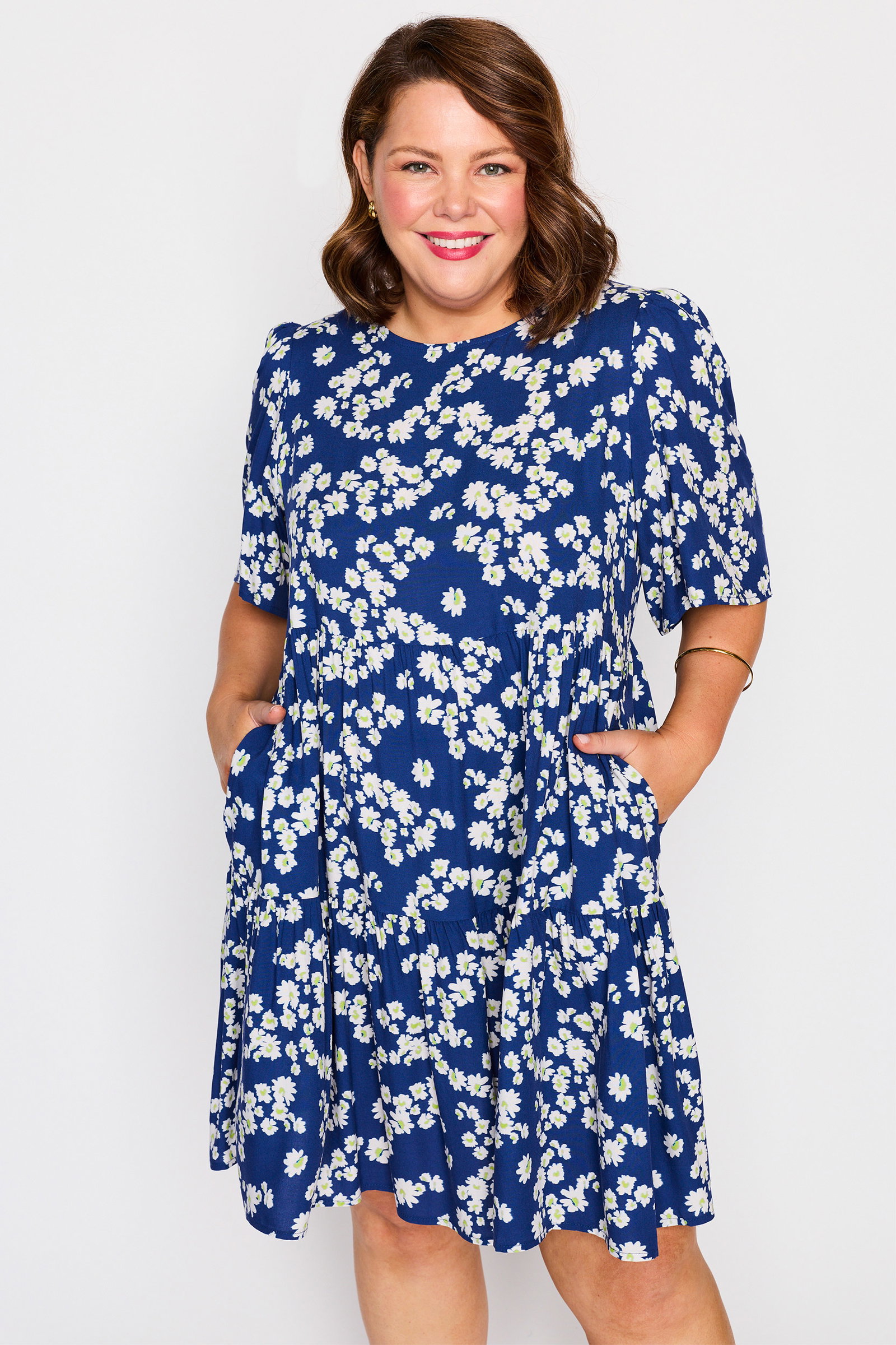 Izzie Blue Petal Whimsy Dress
