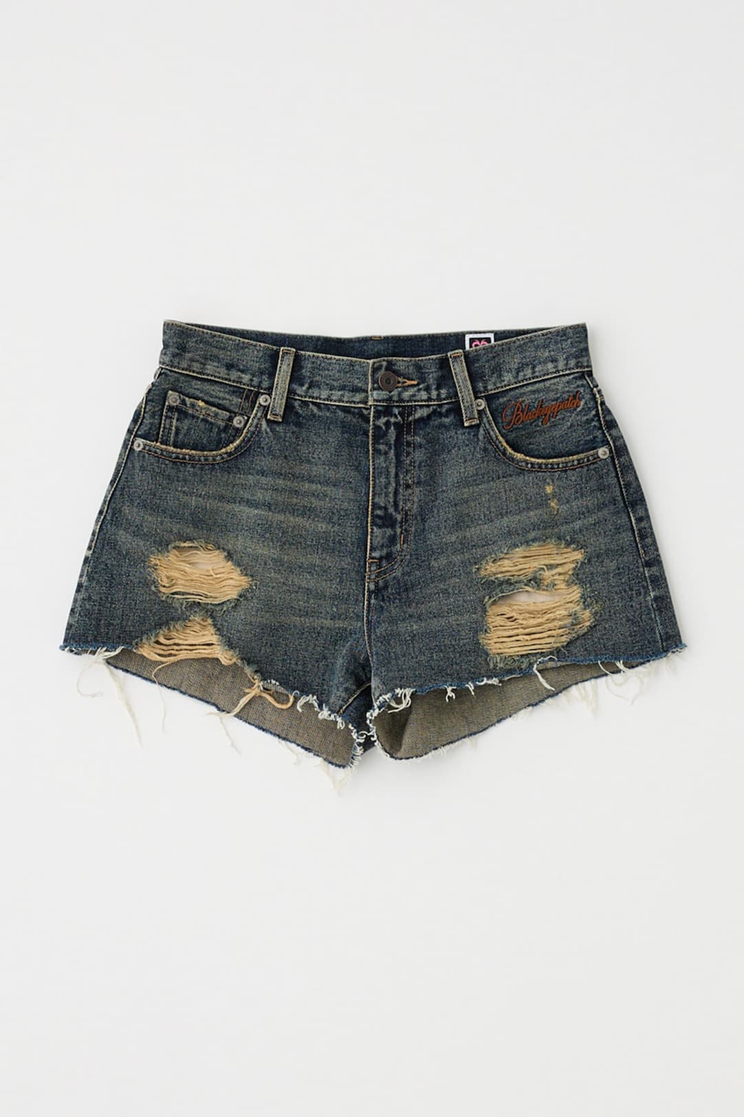BEP HEART DENIM SHORTS