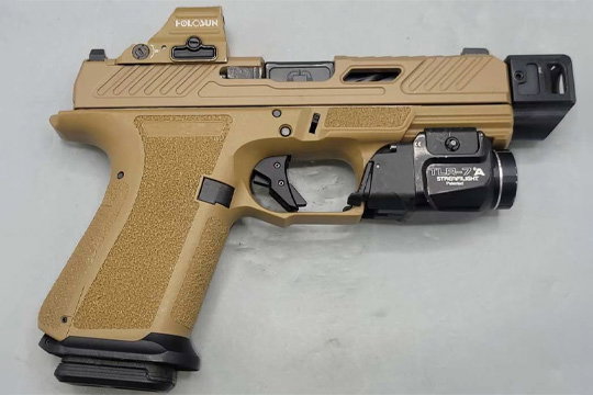 Shadow Systems MR920 9mm Luger 4" Semi Auto PIstol Comp Black FDE 15+1