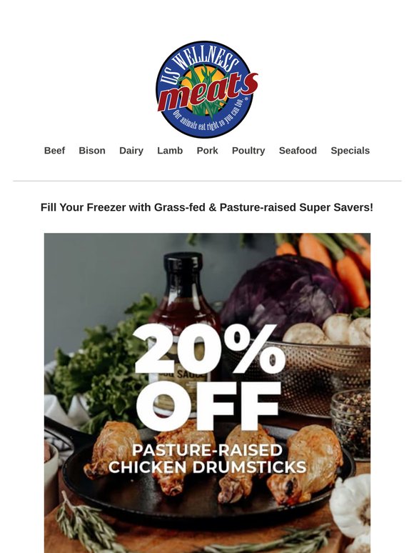 Eat Health Specials - 20% OFF - Stock up on Delicious