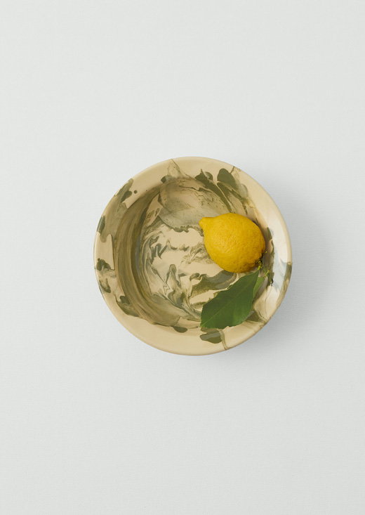 Poterie Barbotine Marbled Dish