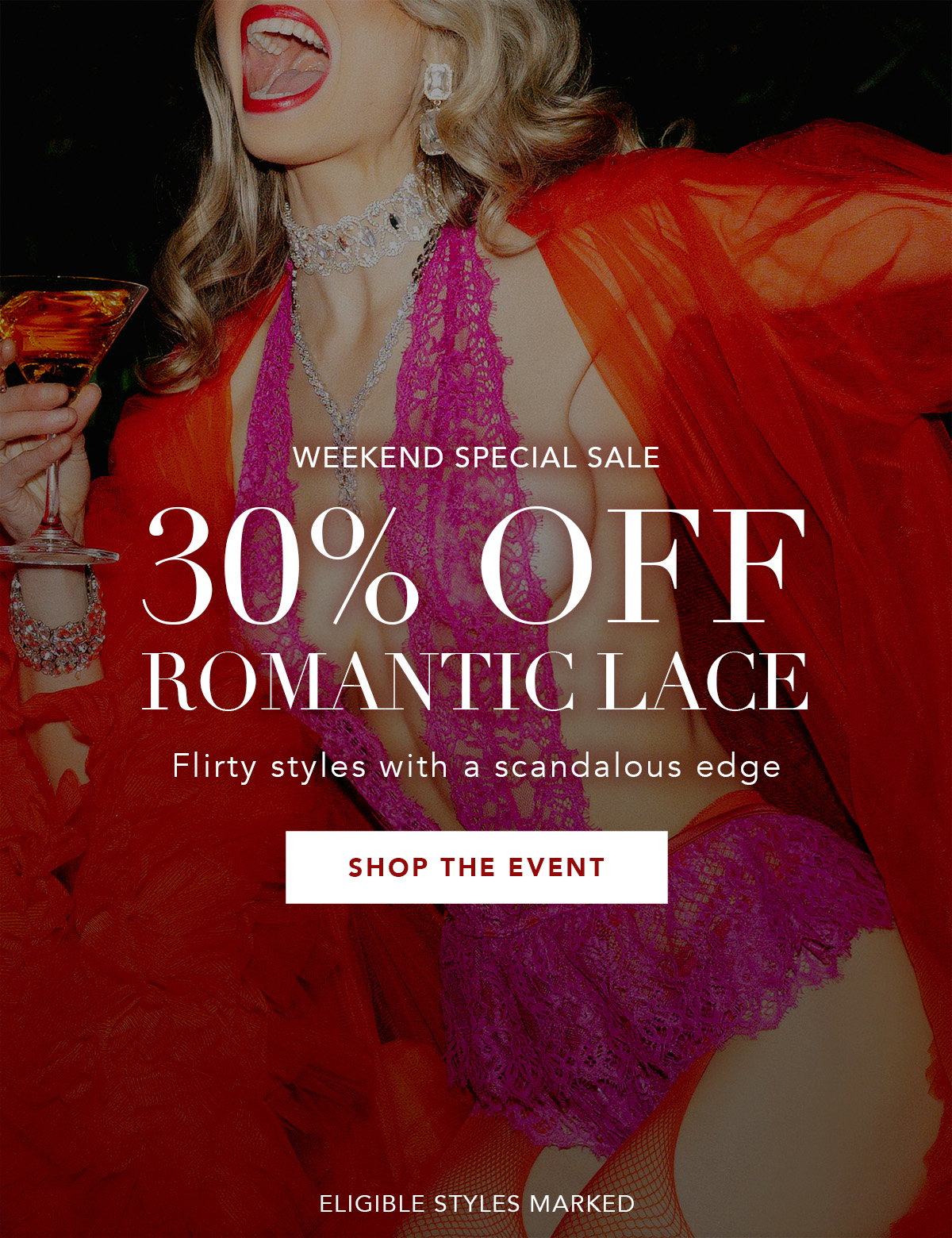 Weekend Special Sale | 30% OFF Romantic Lace [Shop the Event]