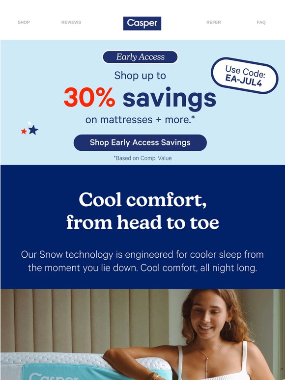 Helping hot sleepers have chill summers.
