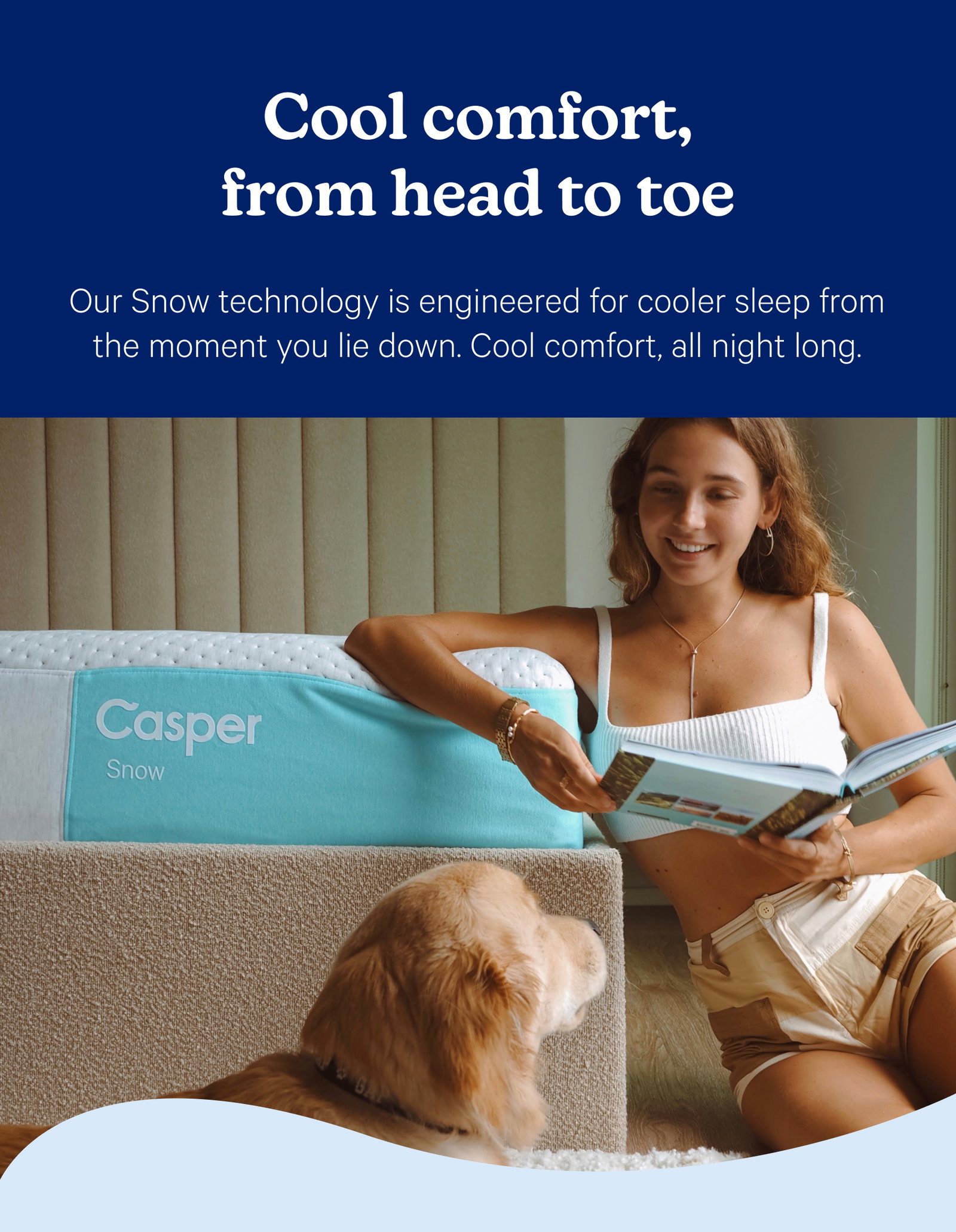 Cool comfort, from head to toe
