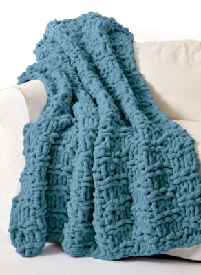 Big Basketweave Blanket
