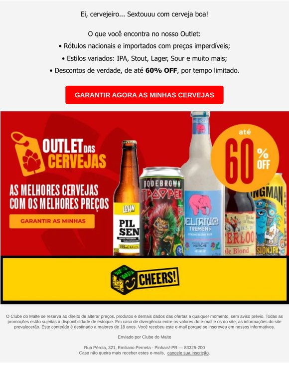 Você merece cerveja boa e barata!