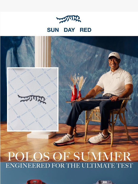 Polos of Summer. Built for Golf's Ultimate Test.