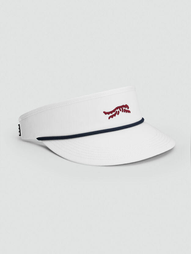  Legend High Crown Visor - White