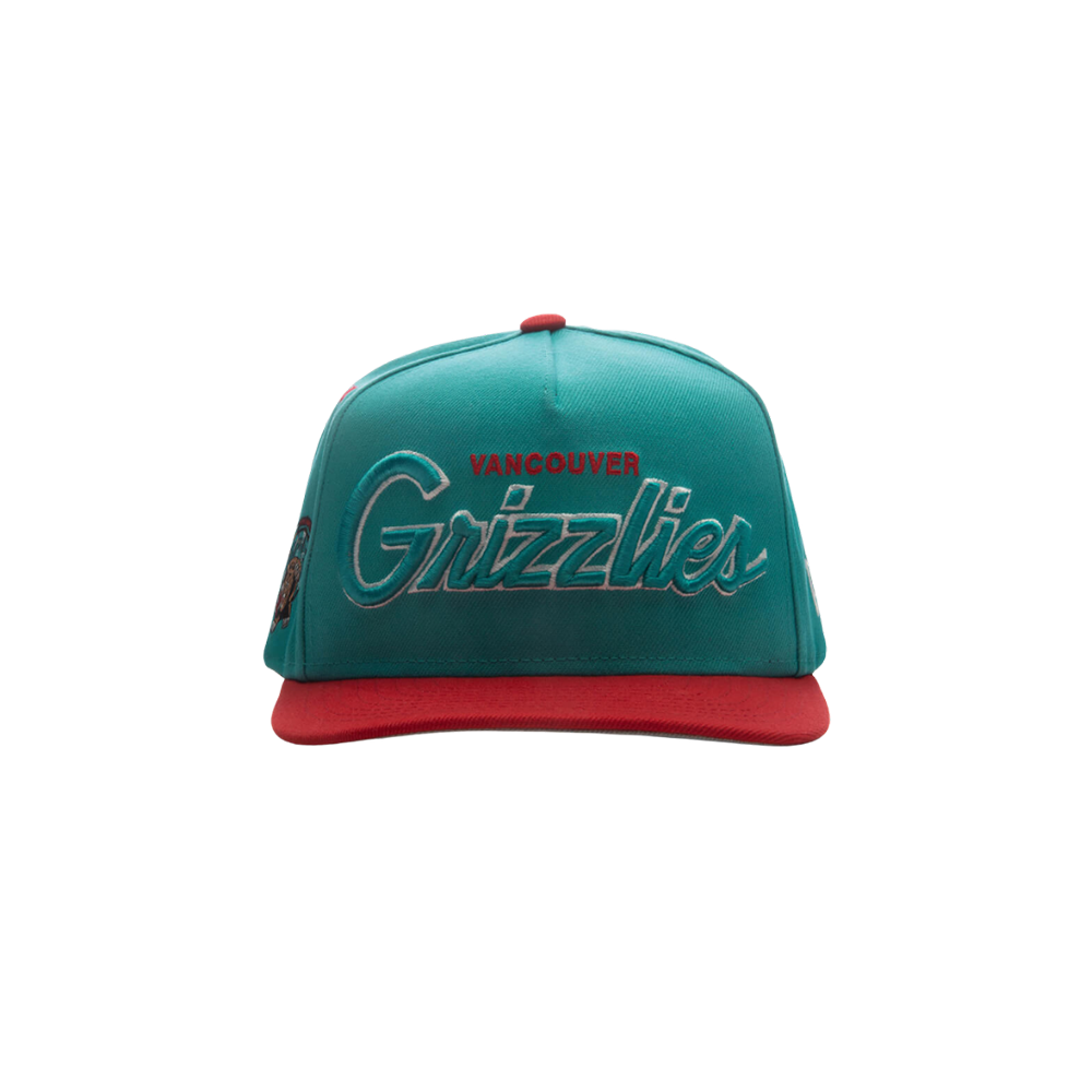 9FIFTY A-Frame Curved Hardwood Classics Script Snapback - Vancouver Grizzlies