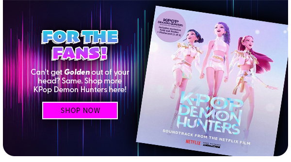 For the Fans! Can't get Golden out of your head? Same. Shop more KPop Demon Hunters here! SHOP NOW 